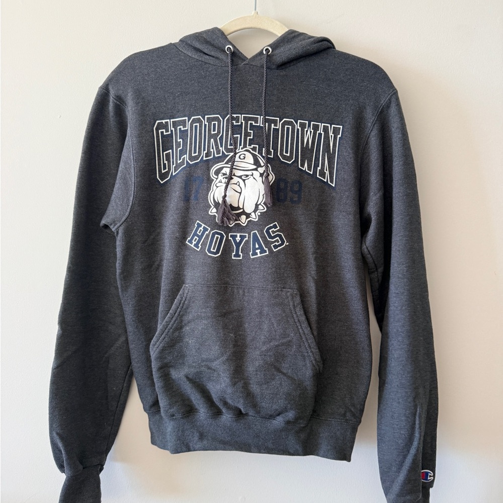 Champion Georgetown Hoyas Dark Gray Hoodie